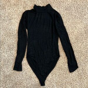 Women’s Black Long Sleeve Bodysuit